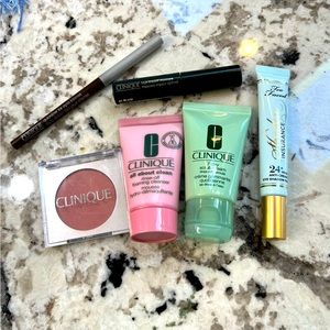 Clinique blush and mascara makeup